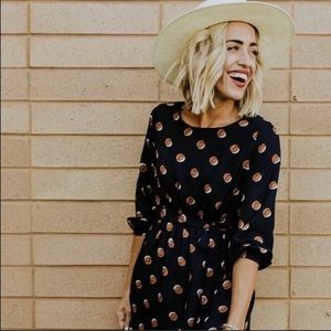 Roolee polka dot dress